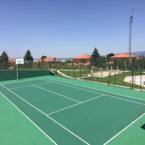 Akrilik tenis kortu yapımı